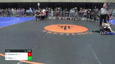 56 lbs Quarterfinal - Raymond Hardman IV, Oakton, VA vs Oliver Cotto, Loysville, PA