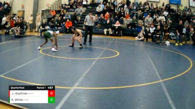 98 lbs Quarterfinal - Luke Kaufman, Garrettsville vs Kylor White, Oakwood Gold