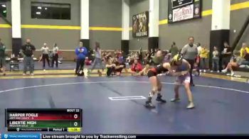 73 lbs Round 4 (12 Team) - Libertie Nigh, Missouri Gold vs Harper Fogle, Grit And Grace