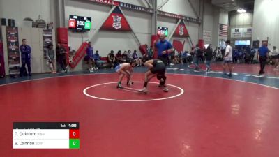 126 lbs Consi Of 32 #2 - Diego Quintero, Bishop Alemany vs Brent Cannon, Serrano