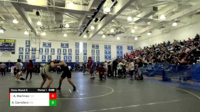 160 lbs Cons. Round 3 - Alyssa Martinez, Foothill vs Amber Carretero, Rosemead