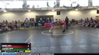 136 lbs Round 1 (8 Team) - Sammy Seja, California vs Conner Hoar, Indiana Blue