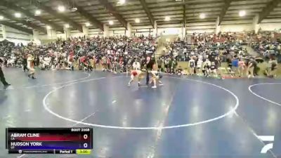 113 lbs Quarterfinal - Abram Cline, CA vs Hudson York, UT