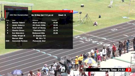 Youth Boys' 200m, Semi-Finals 7 - Age 17-18