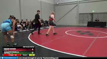 170 lbs Placement Matches (8 Team) - Riggin Boger, Utah vs Roberto Padilla, New Jersey