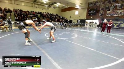 190 lbs Cons. Semi - Alexander Baltazar, Beaumont vs Alex Martinez, Rim Of The World