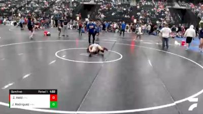 102-112 lbs Semifinal - Zach Held, The Wrestling Factory vs Jaden Rodriguez, Cozad Youth Wrestling Club