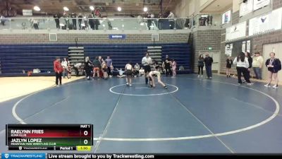 85/95 Round 5 - Jazlyn Lopez, Mountain Man Wrestling Club vs Raelynn Fries, Kuna Klub