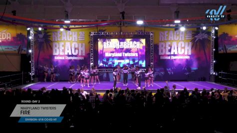 Maryland Twisters - Fire [2024 L6 U18 Co-ed NT Day 2] 2024 ACDA Reach the Beach Cheer Grand Nationals