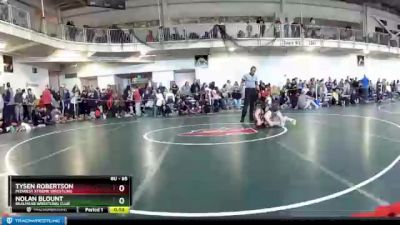 85 lbs 1st Place Match - Nolan Blount, Bealmear Wrestling Club vs Tysen Robertson, Midwest Xtreme Wrestling