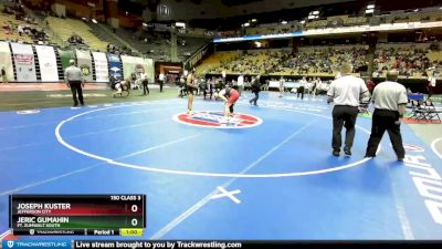 150 Class 3 lbs Cons. Semi - Jeric Gumahin, Ft. Zumwalt South vs Joseph Kuster, Jefferson City