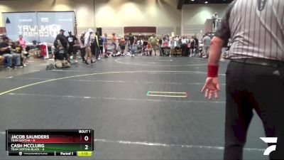 80 lbs Quarterfinals (8 Team) - Jacob Saunders, Team Gotcha vs Cash McClurg, Team Gotcha Black