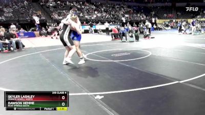 215 Class 4 lbs Champ. Round 1 - Skyler Lashley, Francis Howell North vs Dawson Hemme, Blue Springs South