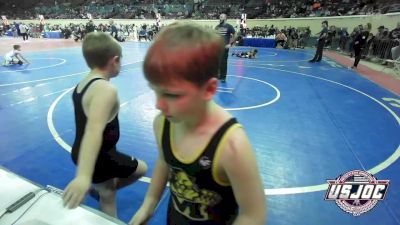 90 lbs Rr Rnd 4 - Evan Savage, Ranger 47 Wrestling Club vs Walker Gratz, Madill Takedown