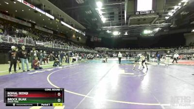 138 lbs Cons. Round 1 - Romal Sediqi, River City vs Brock Buak, Union Mine