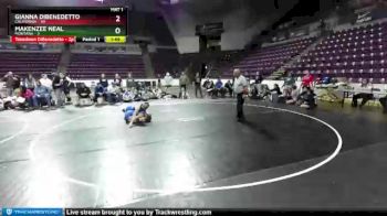 W-138 lbs Round 1 (16 Team) - Gianna DiBenedetto, California vs Makenzee Neal, Montana