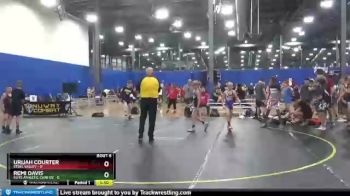 80 lbs Round 3 (4 Team) - Urijah Courter, Steel Valley vs Remi Davis, Elite Athletic Club DZ