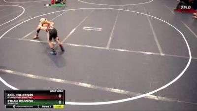 98 lbs Champ. Round 2 - Axel Tollefson, No Nonsense Wrestling vs Ethan Johnson, Minnesota