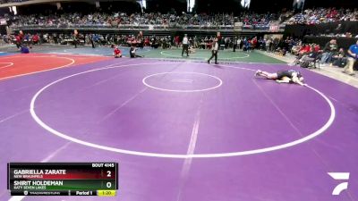 6A 138 lbs Quarterfinal - Shirit Holdeman, Katy Seven Lakes vs Gabriella Zarate, New Braunfels