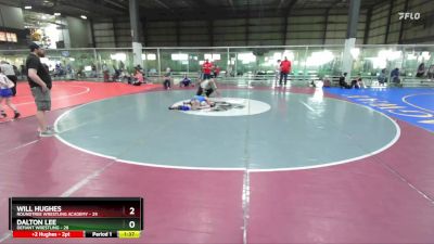 90 lbs Cons. Semi - Dalton Lee, Defiant Wrestling vs Will Hughes, Roundtree Wrestling Academy