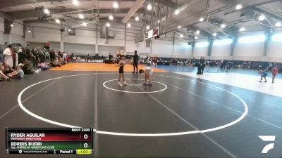 75 lbs Cons. Semi - Edrees Budri, All American Wrestling Club vs Ryder Aguilar, Paradigm Wrestling