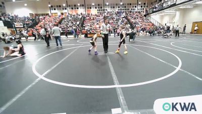 64 lbs 7th Place - Mason Maggard, Claremore Wrestling Club vs Briggs Mattson, Broken Arrow Wrestling Club