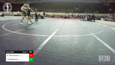 4A-215 lbs Quarterfinal - Braxton Robertson, ELK CITY vs Kale Charboneau, WAGONER