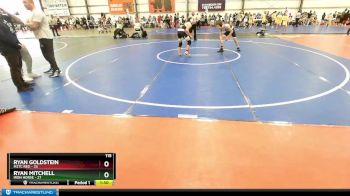 115 lbs Rd# 9- 2:15pm Saturday Final Pool - Ryan Goldstein, M2TC Red vs Ryan Mitchell, Iron Horse