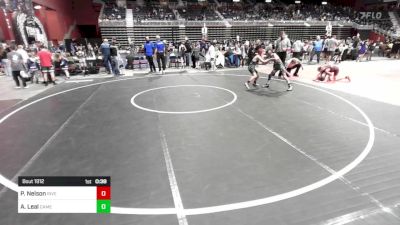 85 lbs Consi Of 4 - Parker Nelson, Riverton USAW vs Amari Leal, Camel Kids