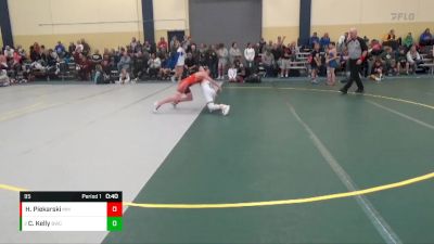 95 lbs Round 3 - Cash Kelly, Bison Wrestling Club vs Hudson Piekarski, Moorhead Magic