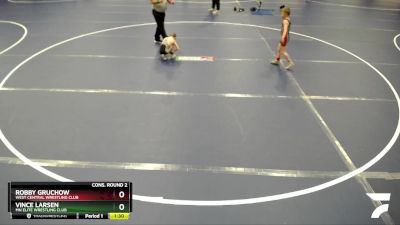 53 lbs Cons. Round 2 - Vince Larsen, MN Elite Wrestling Club vs Robby Gruchow, West Central Wrestling Club