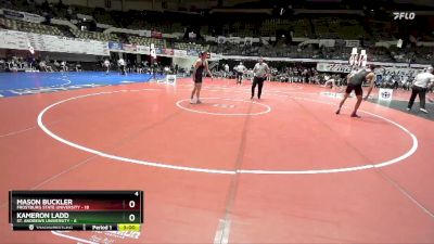 157 lbs Quarters & Wb (16 Team) - Kameron Ladd, St. Andrews University vs Mason Buckler, Frostburg State University