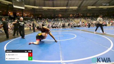 150 lbs Semifinal - Aislin Barnett, Standfast vs Miangel Jackson, Team Tulsa Wrestling Club