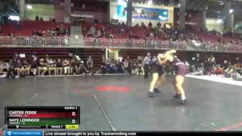 220 lbs Round 3 (8 Team) - Carter Fedde, Columbus vs Nate Leininger, Waverly