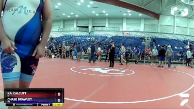 285 lbs Quarterfinal - Kai Calcutt, IL vs Chase Brawley, MI