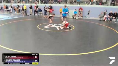 71 lbs Round 2 - Morgan Pegues, Juneau Youth Wrestling Club Inc. vs Tate Stokes, Anchor Kings Wrestling Club