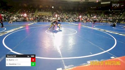 108 lbs Round Of 32 - Brody Byers, HARRAH BTB vs Uriah Hawkins, Poway Elite