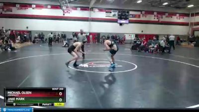 138 lbs Semifinal - Jake Mark, Mead vs Michael Olsen, University