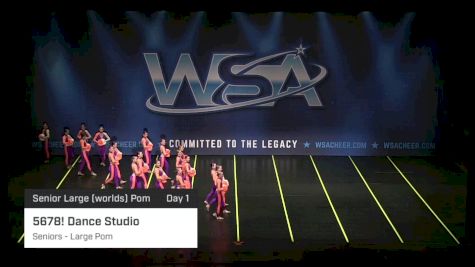 5678! Dance Studio - Seniors - Large Pom [2022 Senior Large (worlds) Pom Day 1] 2022 WSA South Dakota