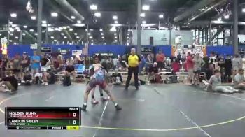 130 lbs Round 2 (6 Team) - Landon Sibley, Steel Valley vs Holden Huhn, Team Gotcha Blue