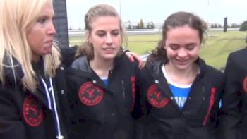 Jillian Fanning Fay Man crew after 6 straight 2011 NXN Nike Cross Nationals