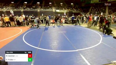 69 lbs Quarterfinal - Macyn Gardner, Legends Of Gold vs Gunner Fricke, Mat Pac WC