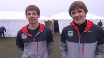 Jake Leingang Tony Smorgiewicz Dakota Boys 8th 11th 2011 NXN Nike Cross Nationals