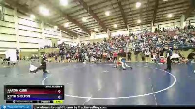 120 lbs Cons. Round 4 - Aaron Klein, CA vs Keith Shelton, WY