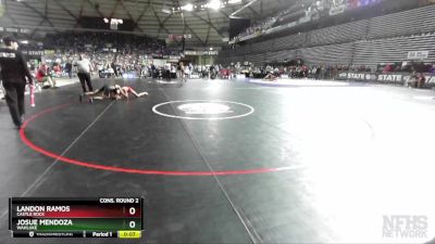 1A 126 lbs Cons. Round 2 - Landon Ramos, Castle Rock vs Josue Mendoza, Wahluke