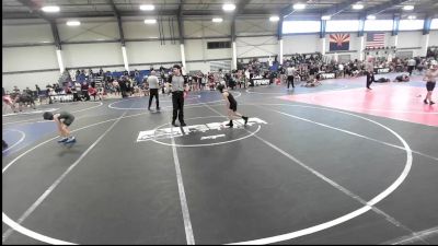 62 lbs Consi Of 8 #2 - Broker Kennedy, Northern Az Wrestling vs Javen Garcia, Desert Dogs WC