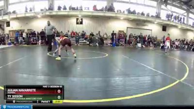 78 lbs Cons. Round 6 - Ty Sisson, Maurer Coughlin Wrestling Club vs Julian Navarrete, Indiana