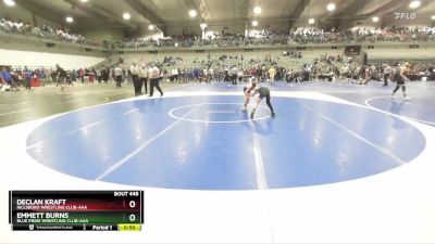 65 lbs Quarterfinal - Declan Kraft, Hillsboro Wrestling Club-AAA vs Emmett Burns, Blue Pride Wrestling Club-AAA