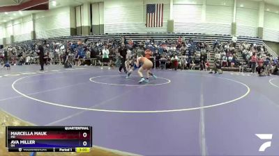 106 lbs Quarterfinal - Marcella Mauk, MO vs Ava Miller, OH