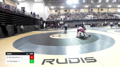 285 lbs Round Of 16 - Saba Mushkudiani, Fishburne vs Gabriel Garibaldi, Green Farms Academy